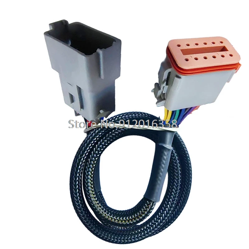 100CM 12 Position Deutsch DT 12 DT04-12P DT06-12SA 12POS DT04-12PA Male Female Sleeve Protection Waterproof Cable Assemblies