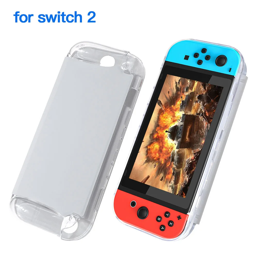 For NS 2 Travel Carrying Case Shockproof Hard Shell Flip Cover Anti-Scratch Cover Skin Protective Cover Accessories for Switch 2