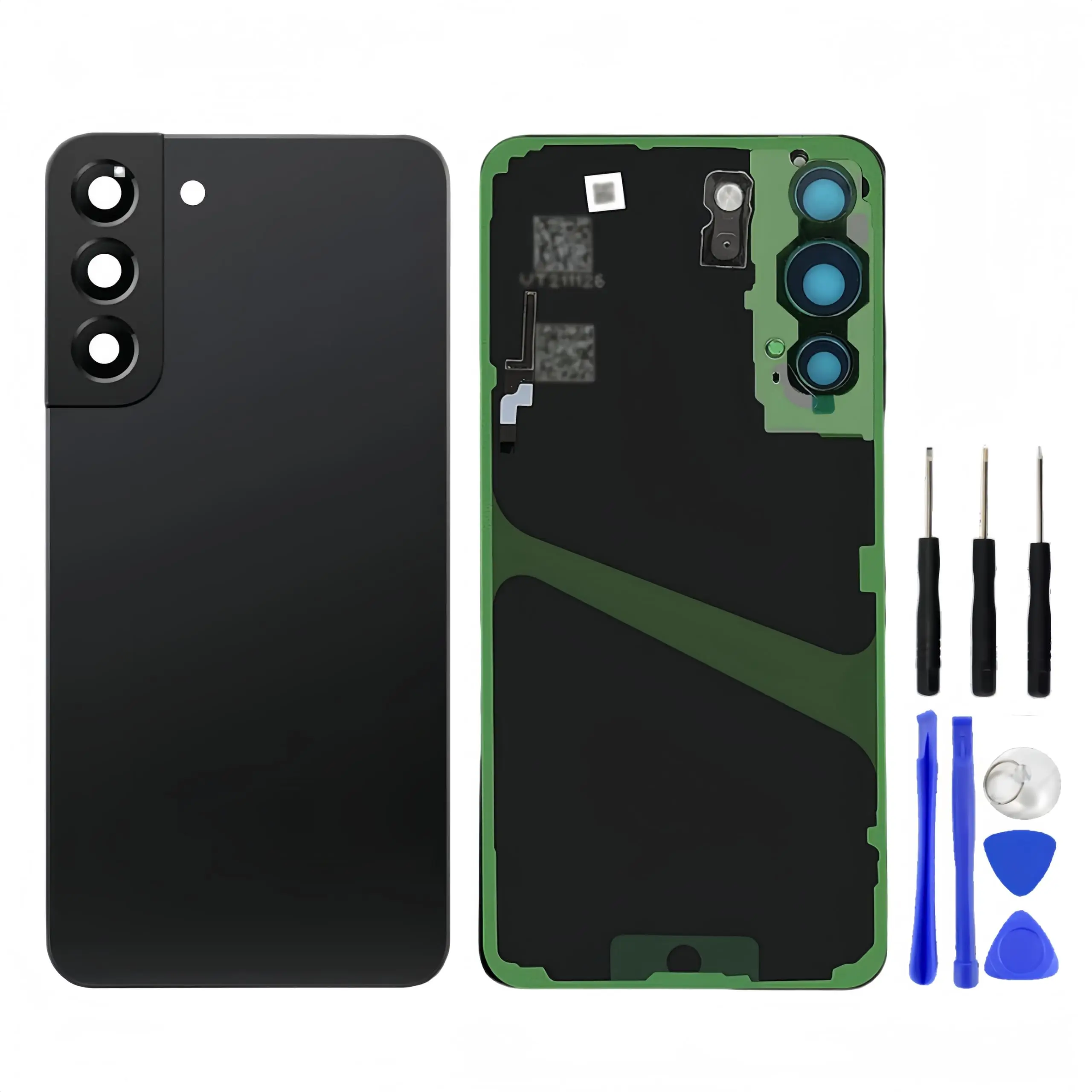 

Для Samsung Galaxy S22 plus задняя крышка аккумулятора, стеклянная задняя крышка корпуса, сменный чехол с объективом камеры для Galaxy S22 plus