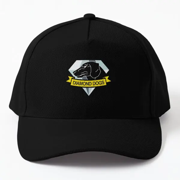 Metal Gear Solid Diamond Dogs  Baseball Cap Hat Fish Mens Sport Casquette Black Sun Hip Hop Boys Solid Color Spring  Casual