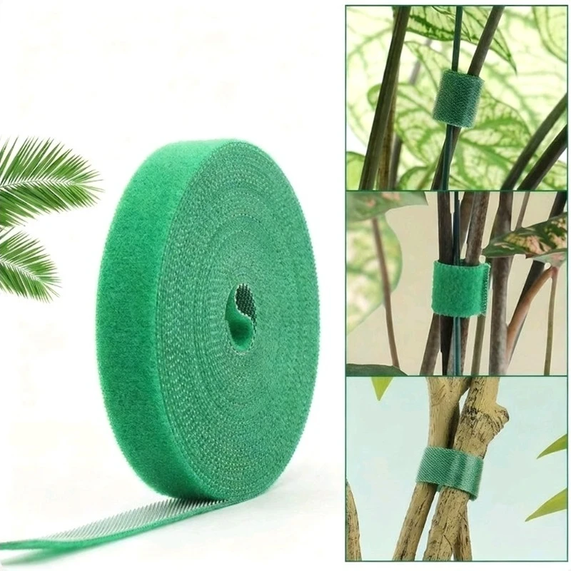 1-30rolls Garden Twine Plant Ties Nylon Plant Bandage Garden Hook Loop Bamboo Cane Wrap Support Garden Accessories
