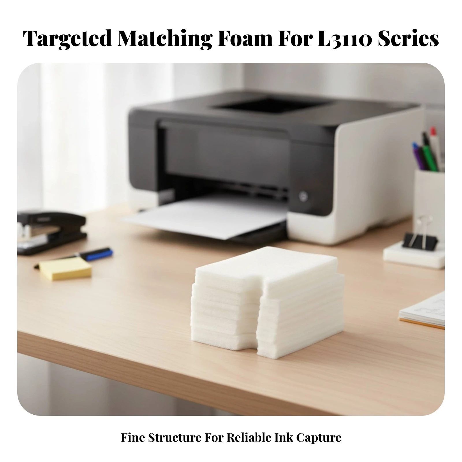 Waste Ink Pad Sponge Absorbent Replacement Ink Absorber Sponge High Quality Layered for Repair Technicians