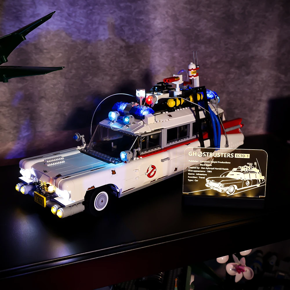 LED Light Set For 10274 Creator Ghost Busters ECTO-1 For ducational Car  Blocks  DIY Toys Set (Not Included Building Blocks)