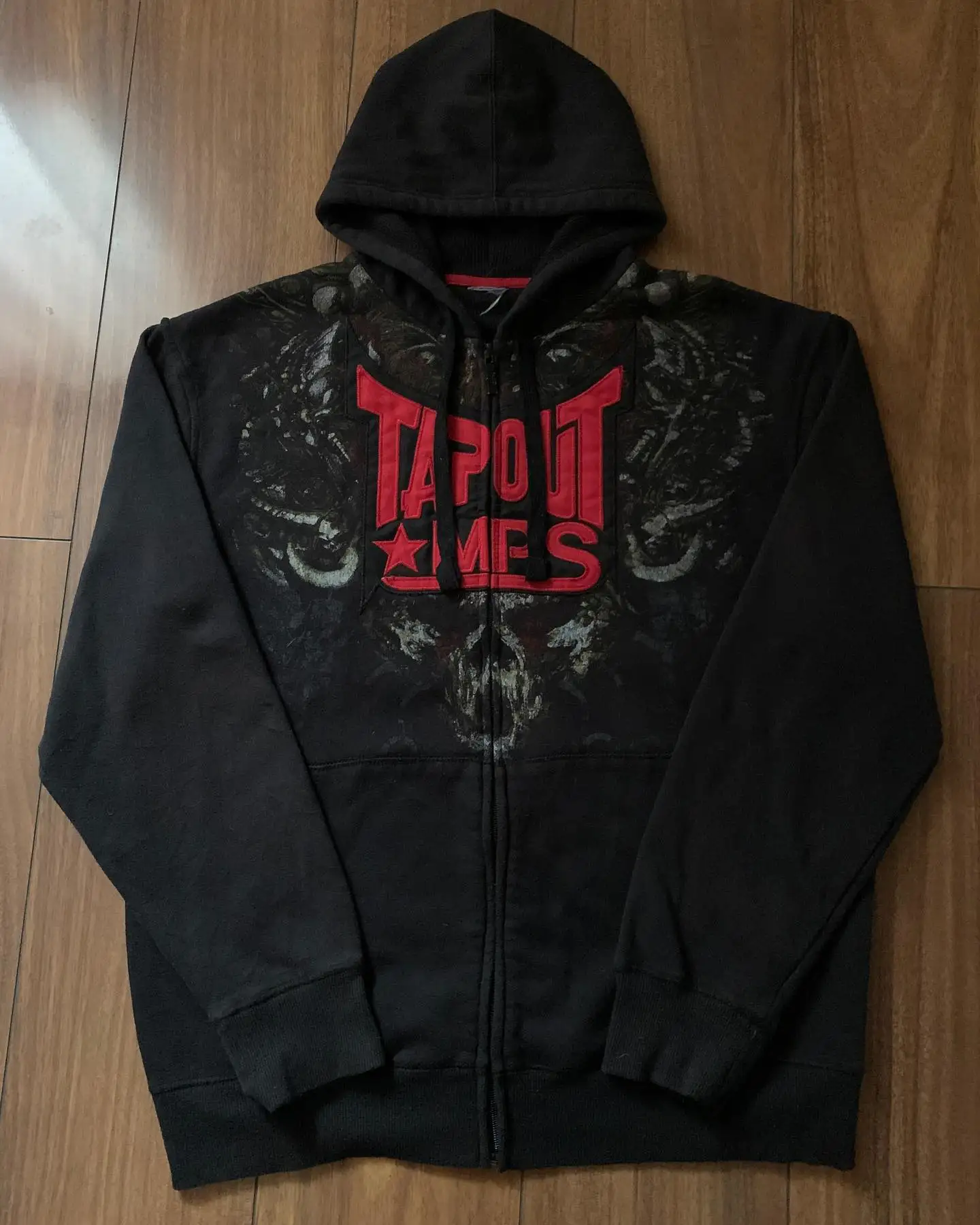 MMA Elite Gothic Skull Hoodie Men Women Ecko Unisex Oversized 