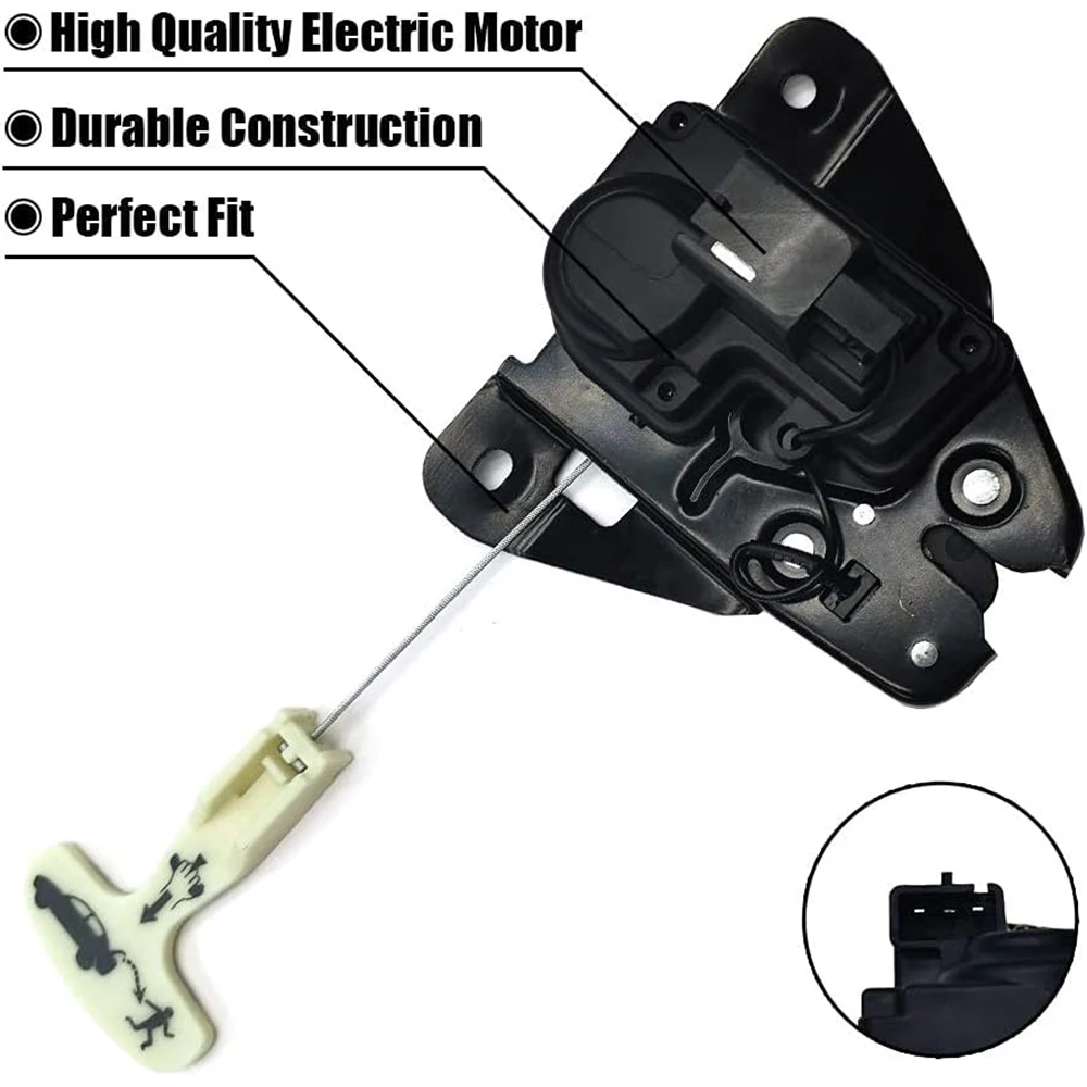 FEXON Trunk Latch Actuator Fit Chrysler Charger Challenger Avenger Dart  Rear Tailgate Lock 931-714 5056244AA 5056244AB