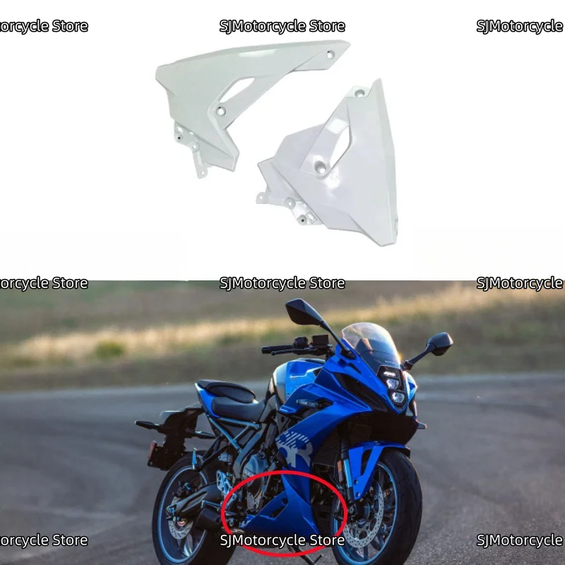 

Lower Engine Fairing Side Panels Exhaust Shield Plate Bottom Belly Cover Fit For Suzuki GSX8R GSX 8R GSX-8R 2023 2024 2025