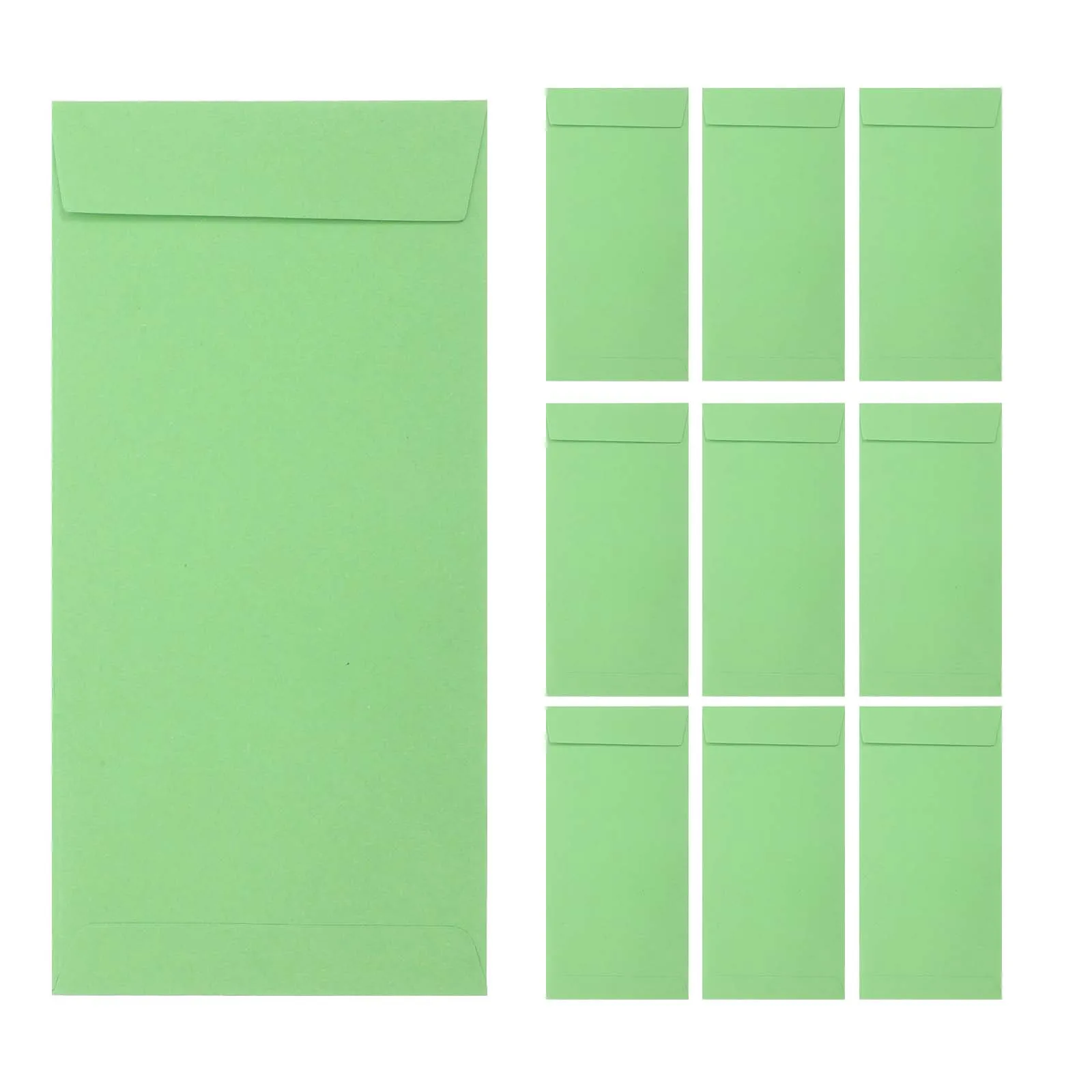 

60 Pcs Envelopes Kraft Paper Multicolor Self Seal Double Adhesive Coin Storage Business Card Holder Writing Covers Invitations