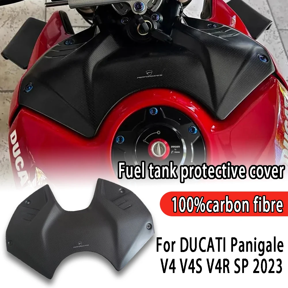 

Для DUCATI Panigale V4 V4S V4R SP2024 крышка топливного бака из углеродного волокна защитная крышка крышка батарейного отсека аксессуары для мотоциклов обтекатель