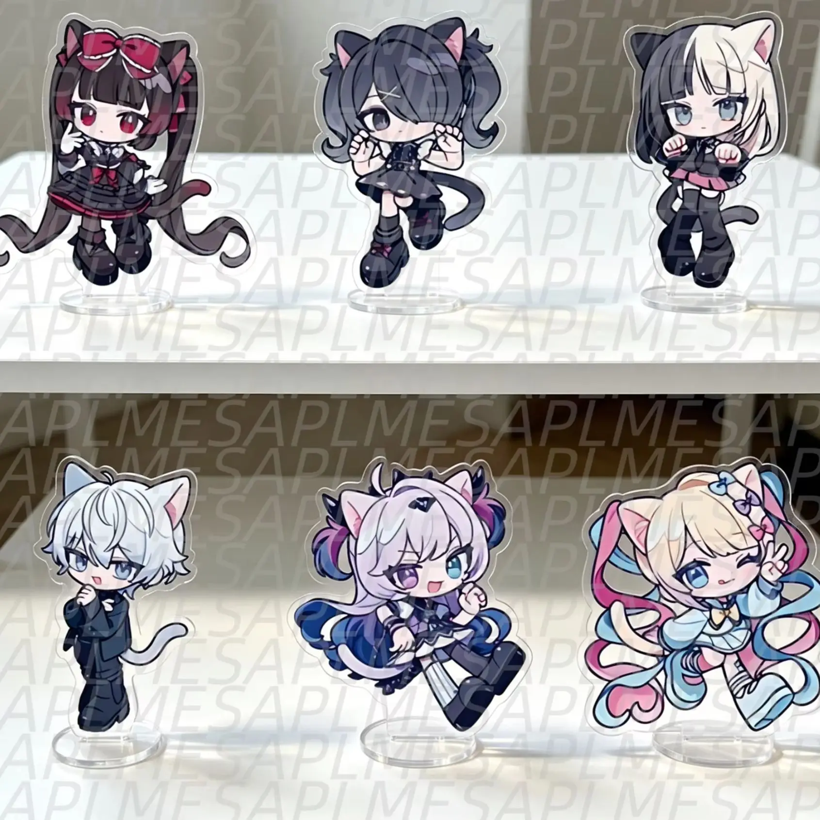 NEEDY GIRL OVERDOSE OMGkawaiiAngel Q-style Acrylic Stand Model Plate Keychains Bedroom Decoration Gifts For Friends