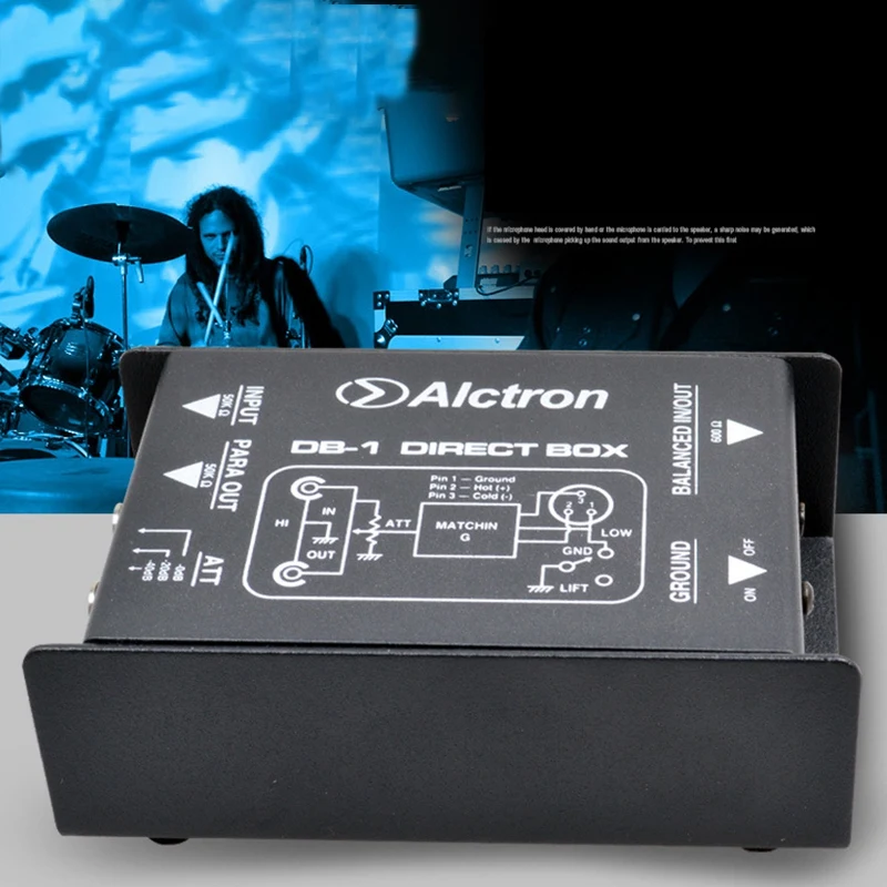 A003  DB-1 Single Passive Impedance Converter DIBOX Front Stage Effector DI Box