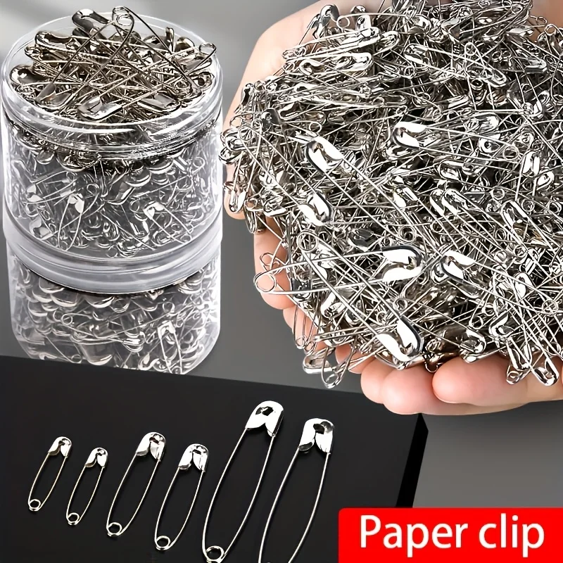 Safety Pin Stainless Steel/Old Fashioned Clothes Fastener/Large Medium Small Size Safety Pin Clip