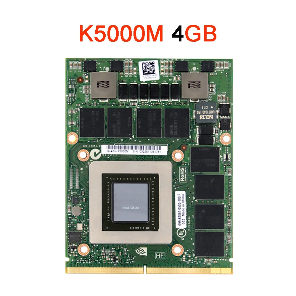 Quadro K3000M K3100M K4000M K4100M K5000M K5100M Video Card K3000 K3100 K4000 K4100 K5000 K5100 For iMac A1312 2009 2010 2011