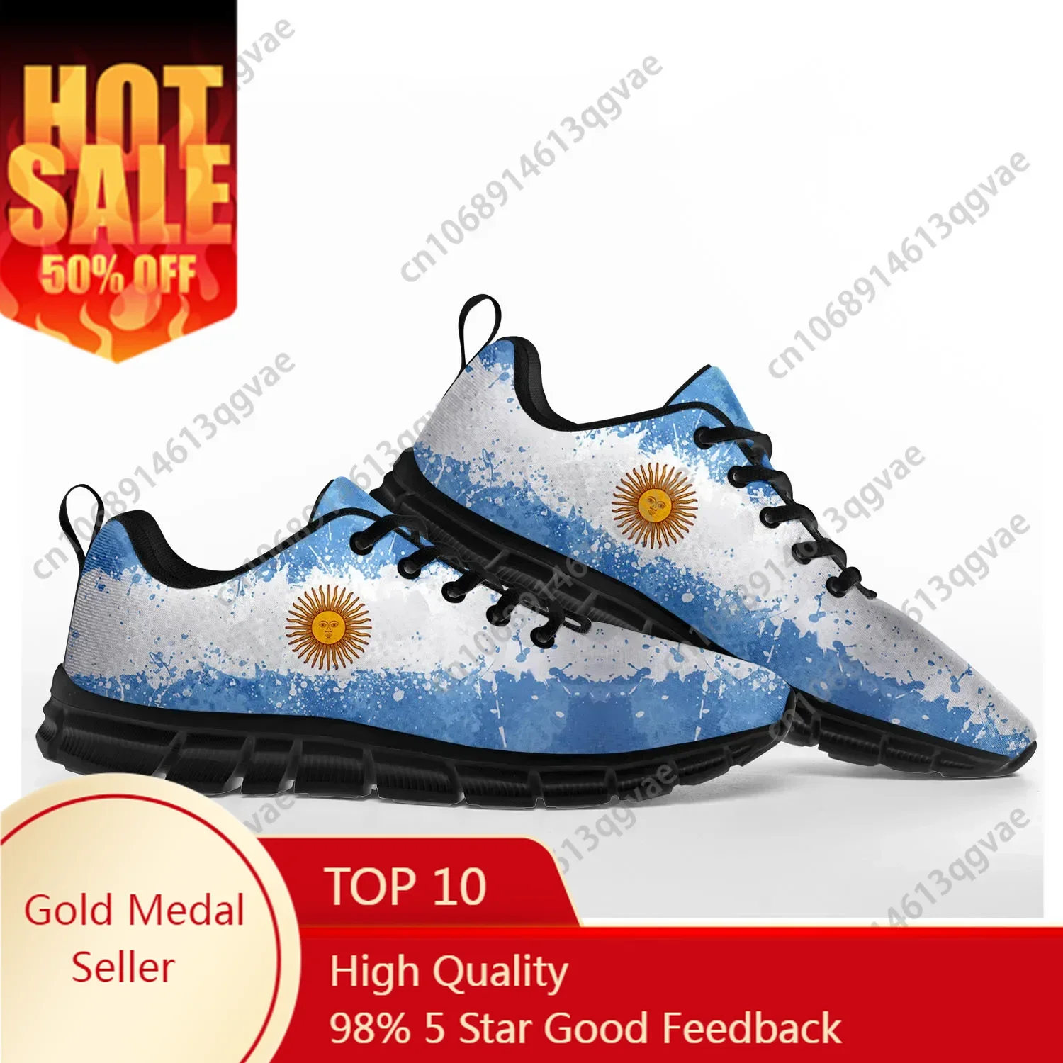 

Argentine Flag Sports Shoes Mens Womens Teenager Sneakers Argentina Casual Custom Couple Shoes