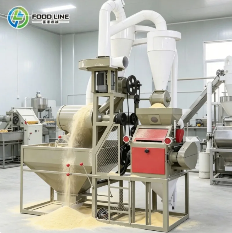 Corn Flour Milling Equipment High Capacity Grain Grinder Machine for Corn Processing Industry