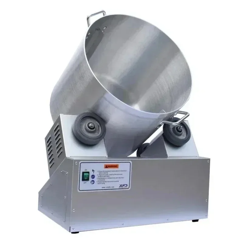 

Popcorn Special Coater Mixer Tumbler For Flavor Seasoning Powder Popcorn Tumbler Wrapping 220V 450W XFD
