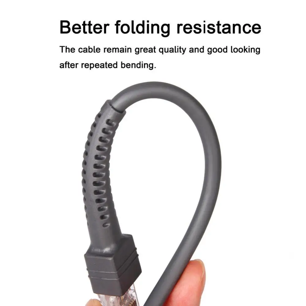 1,8 m Hochgeschwindigkeits-USB 2,0 ein Stecker auf RJ45-Kabel für Symbol-Barcode-Scanner ls2208 Netzwerk kabel Ethernet-Konverter-Transverter-Stecker