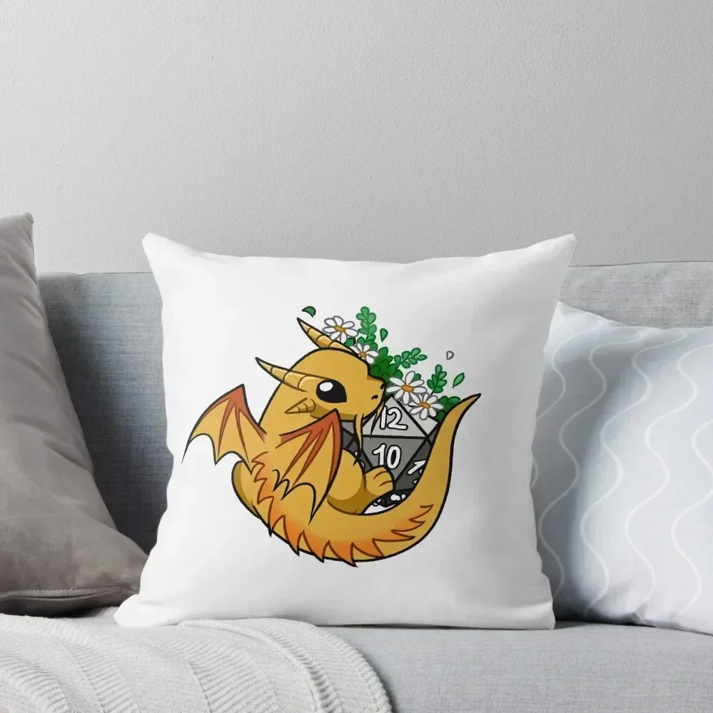

DnD Gold Dragon Throw Pillow christmas decorations 2025 Sofas Covers bed pillows Cushion Cover Luxury pillow