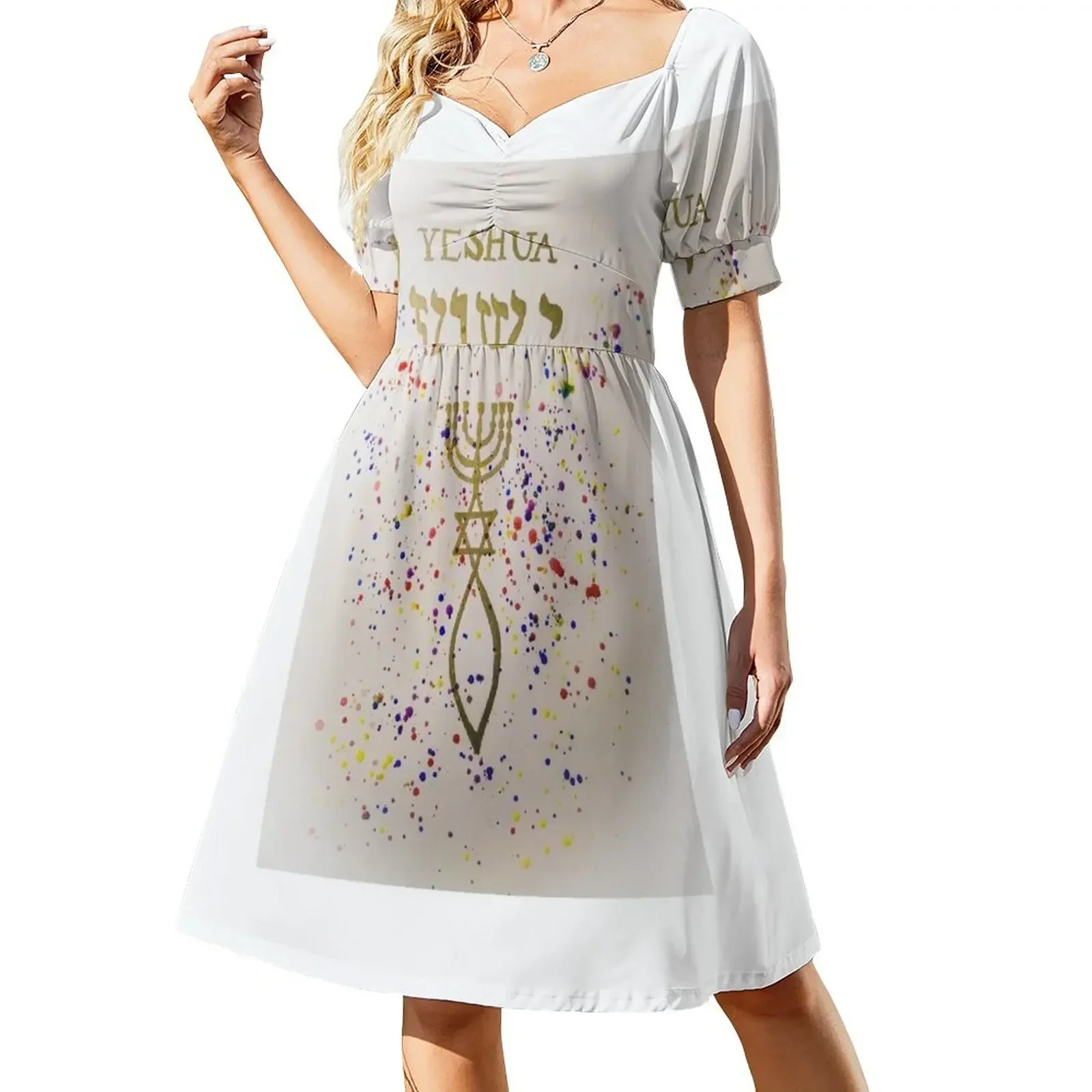 Yeshua color splash painting Sleeveless Dress Womens dresses summer dresses womens 2025 Dress