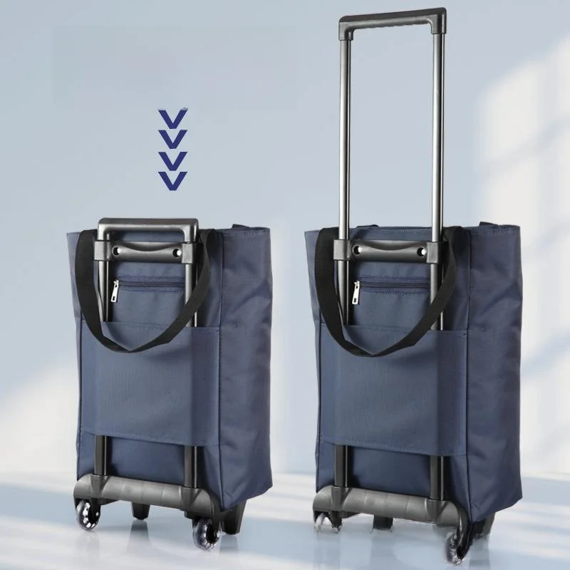 portable-shopping-cart-vegetable-buying-car-hand-pulling-wagon-foldable-convenient-shopping-bag-oxford-cloth-steel-tube-cart