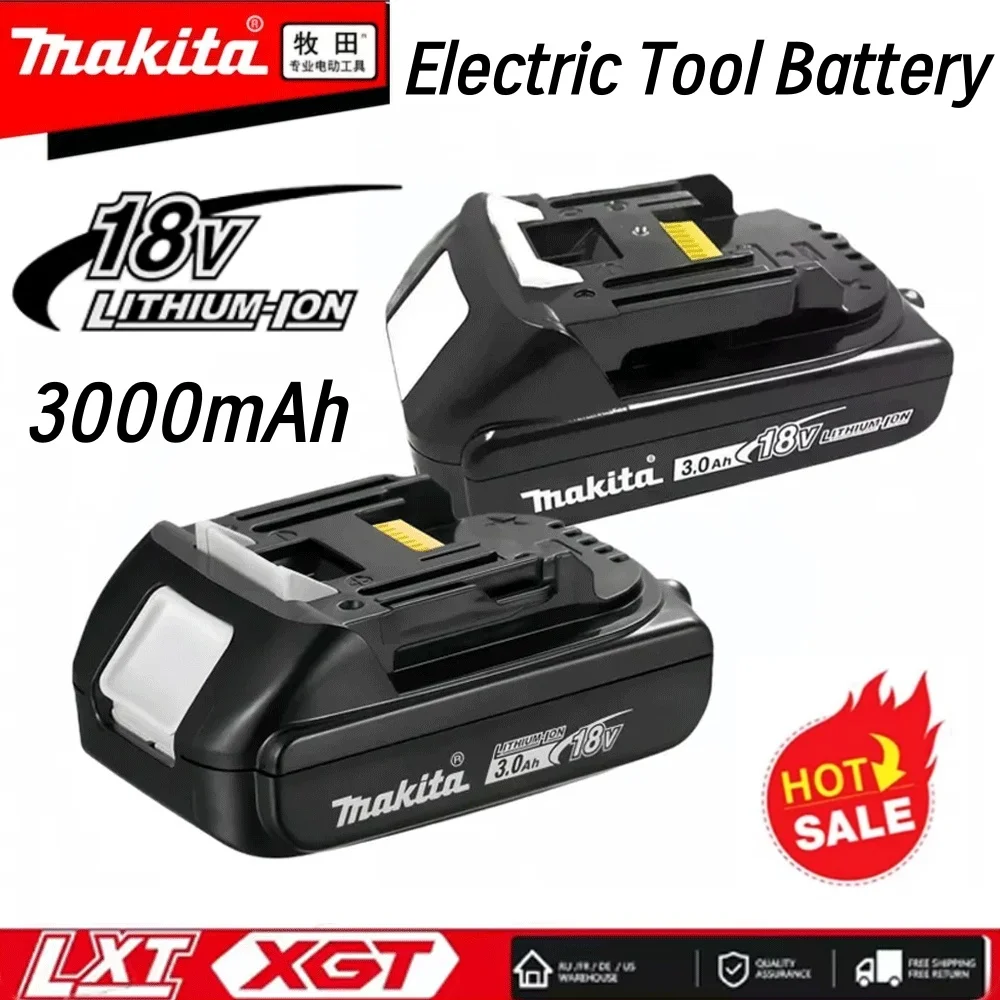 

100% original makita battery, 18v Tools Lithium Battery 3Ah for makita DTW700 DDF487 DTD173 DGA404 HR140D DJV182