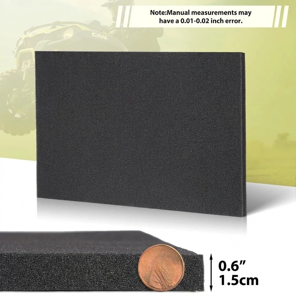 For Washable Reusable 65-PPI Foam Air Filter Sheet For Lawn Mower For Motorcycles & Small Engines Sponge Air Filter Replacement