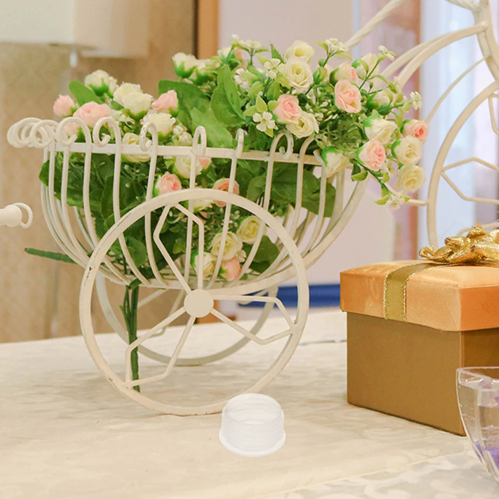 

12 Pcs Planting Box Accessories Flower Pot Stopper Plug Round End Cap Clear Plastic Planter Sealing Vegetable