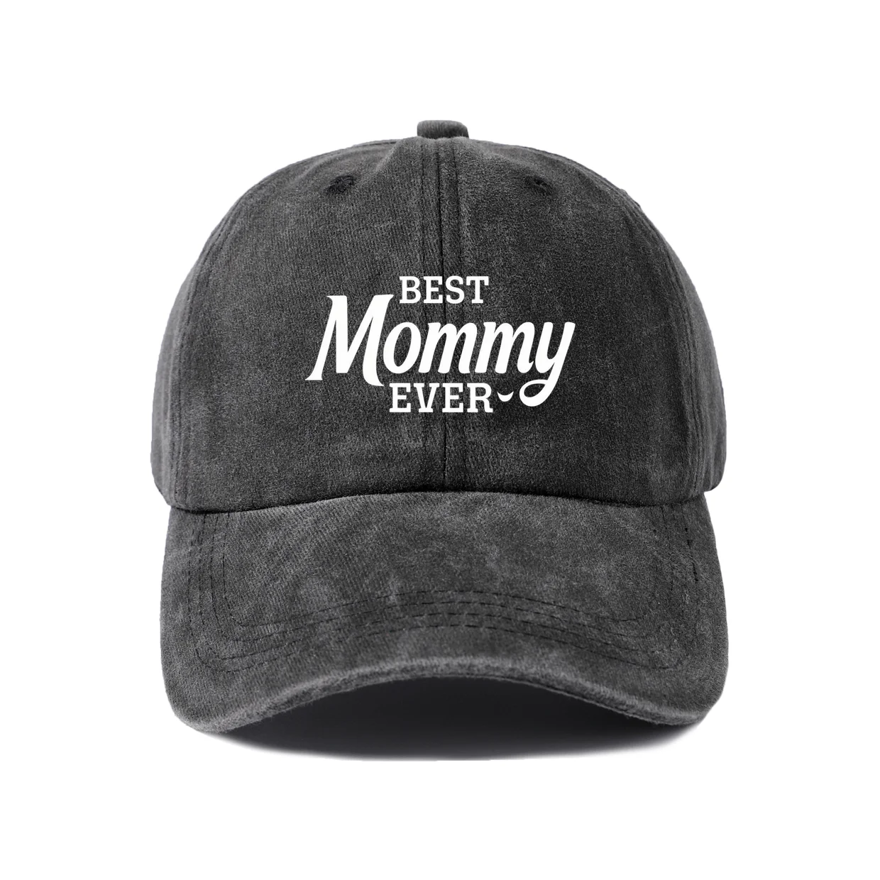 Expressive Slogan Graphic Baseball Cap, Vintage Washed Adjustable Unisex Dad Hat, Everyday Gift