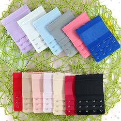 Bra Extension Strap Extenders For Women Adjustable Belt Buckle Nylon Elastic Four Bra Buckle Extension Strap Hook Clip Expander