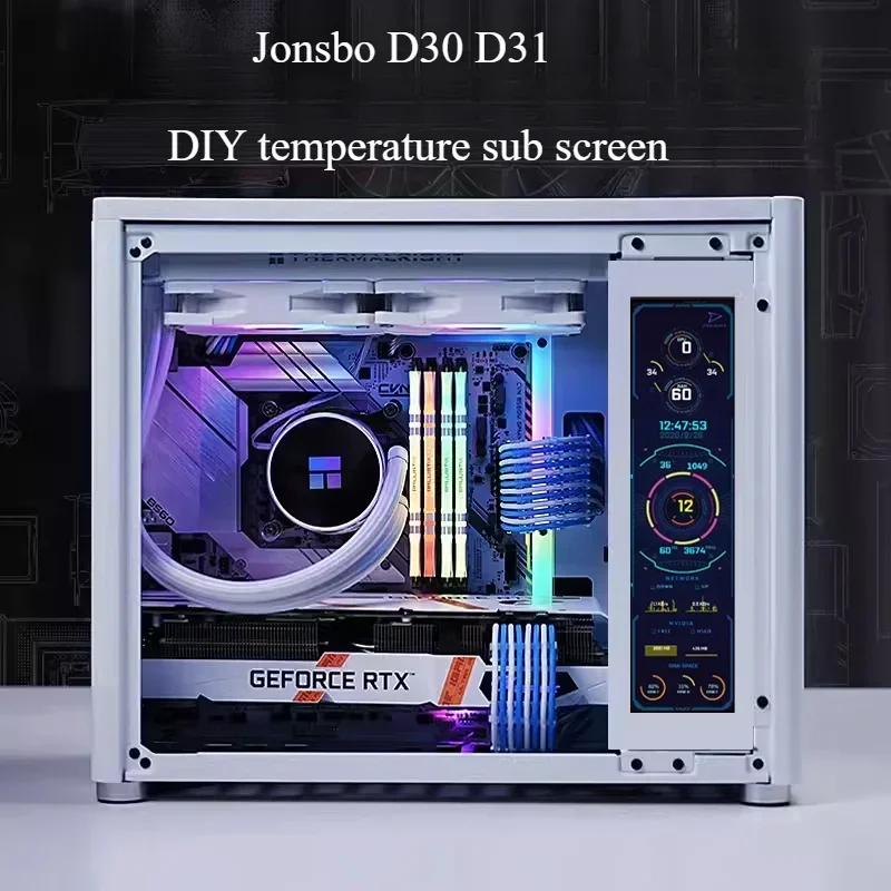 Jonsbo D30 D31 chassis dedicated screen DIY dynamic monitoring LCD screen