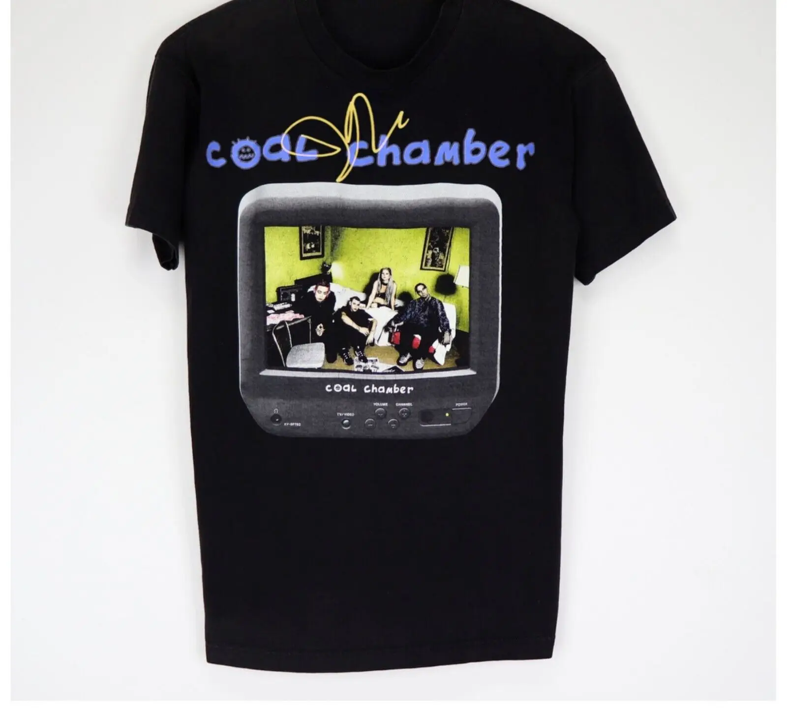 Rare Coal Chamber Band 1997 Black Cotton T-Shirt Unisex Size S-2345XL