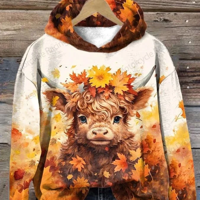 New Autumn Winter Sweatshirts Animal Cow 3d Print Hoodie Men Women Fashion Oversized Hoodies Sweatshirt Ladies Coat Animal