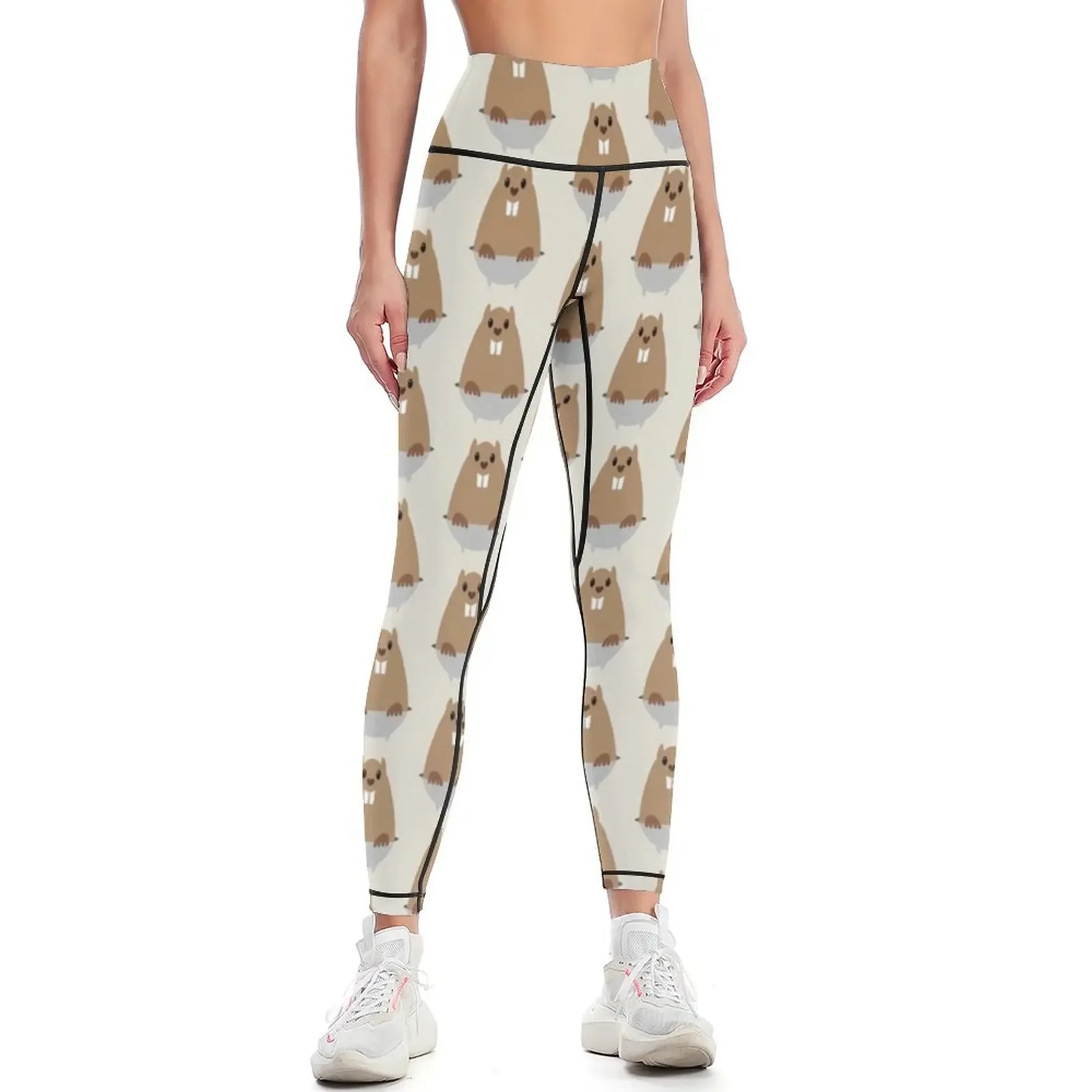 

GROUNDHOG and SHADOW Leggings Leginsy push up sportswear woman gym 2025 exercise clothing for for girls Womens Leggings