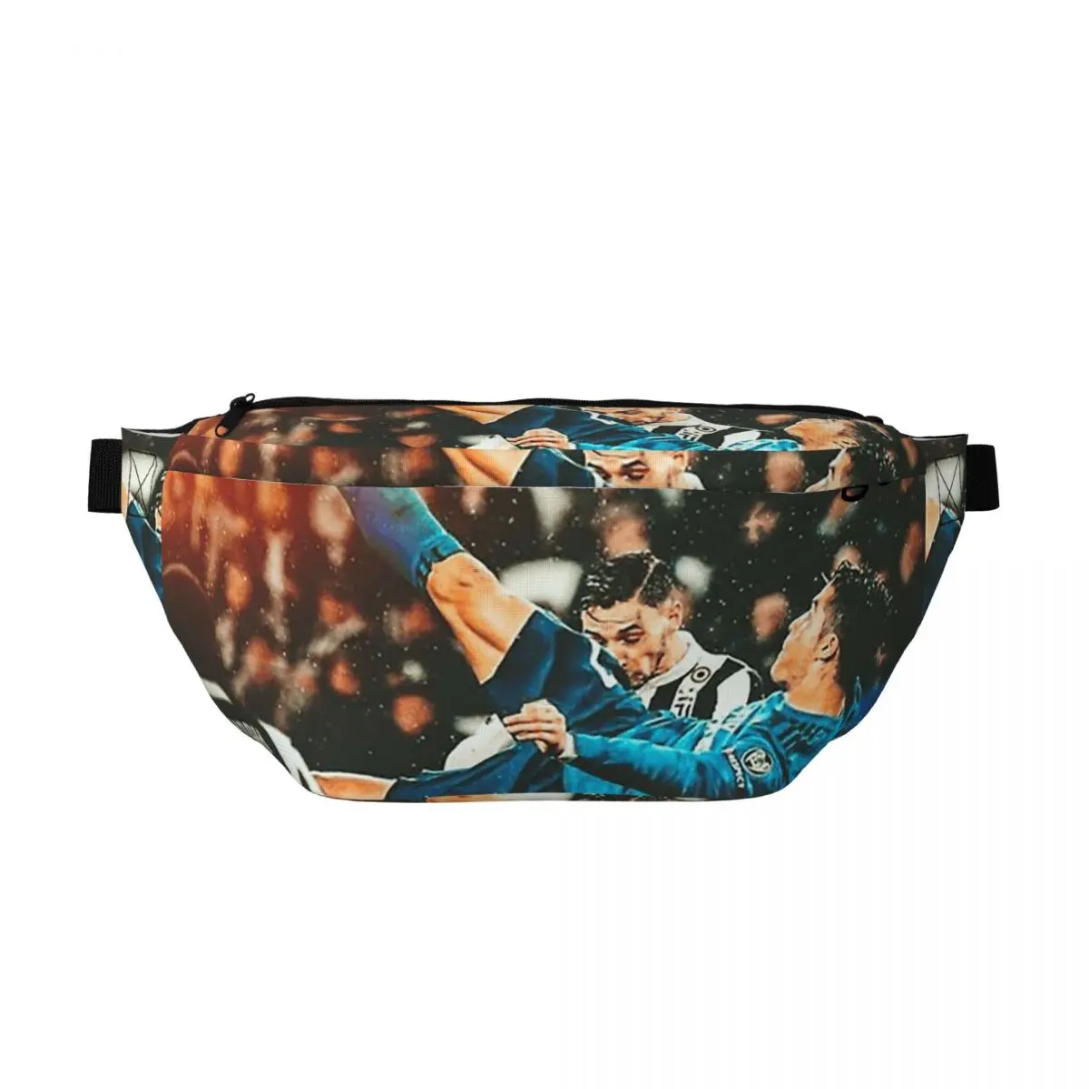 

Сумка-бананка через плечо Ronaldo Bicycle Kick Skills Greatest для мужчин и женщин, регулируемая поясная сумка для путешествий, бега, для денег и телефона