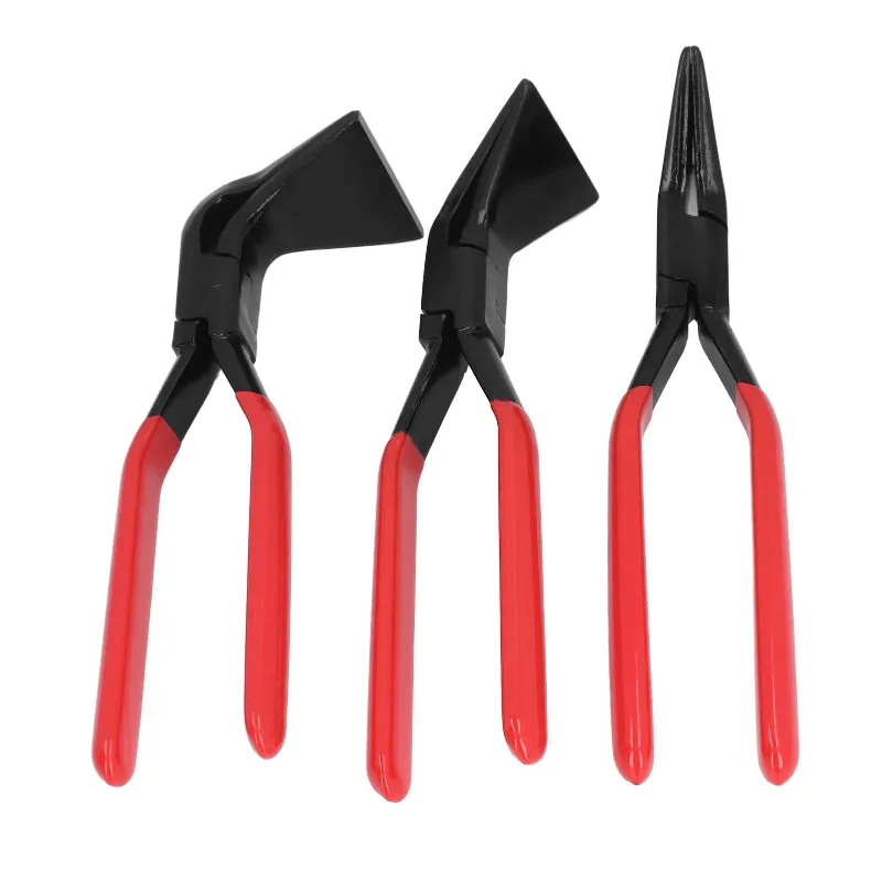 High Carbon Steel Metal Bending Plier 45/90 Degree Jaws 2.36 Inch Straight Jaw Hand Seamers for Metalworking