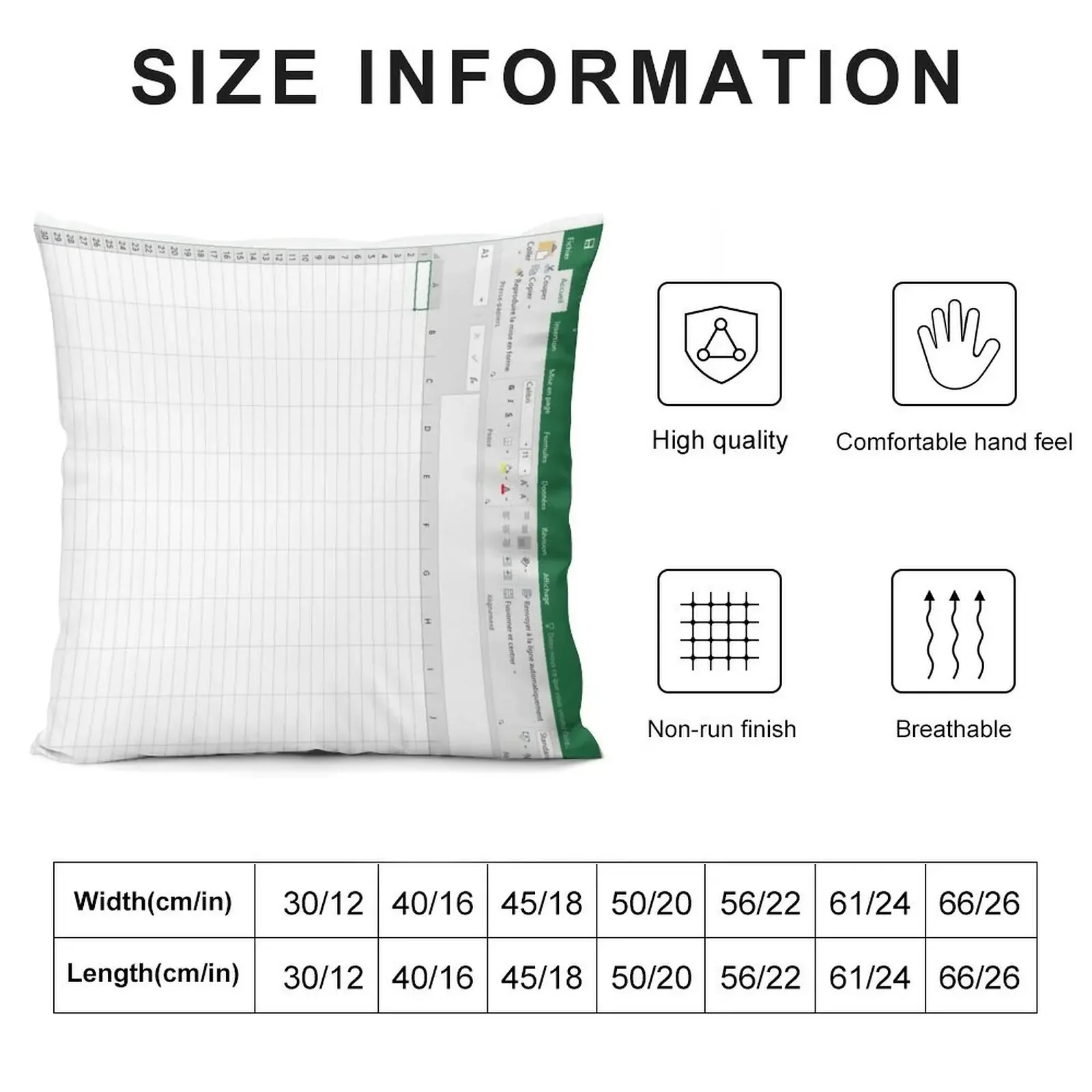 Excel spreadsheet Throw Pillow Couch Pillows Ornamental Pillow pillow