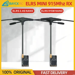 BAYCK ELRS 915MHz / 2.4GHz NANO ExpressLRS Receiver With T type Antenna Support Wifi Upgrade for RC FPV Traversing Drones Parts