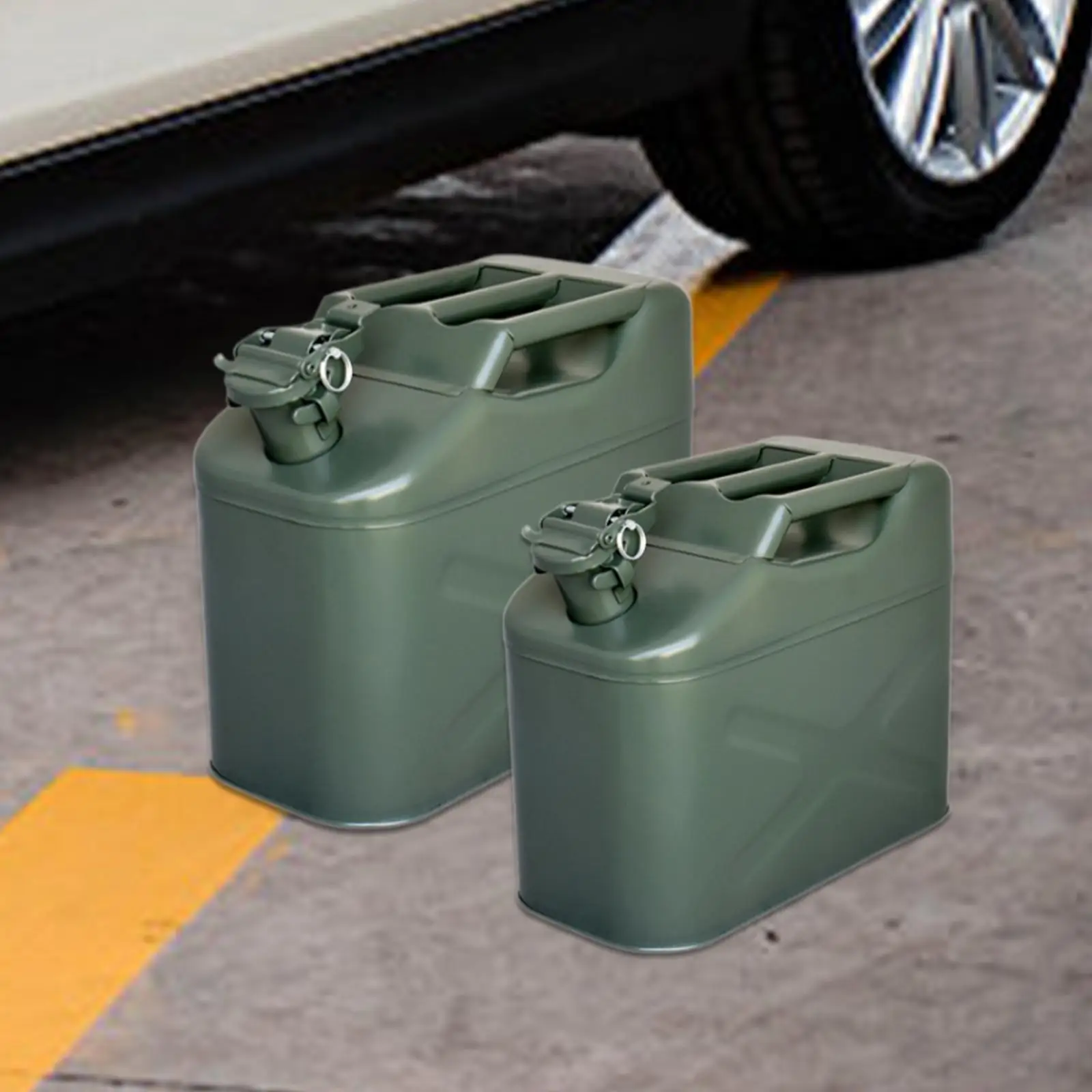 Jerry Can Fuel Can Liquid Canister with Lid Fuel Container Auto Fuel Tank for