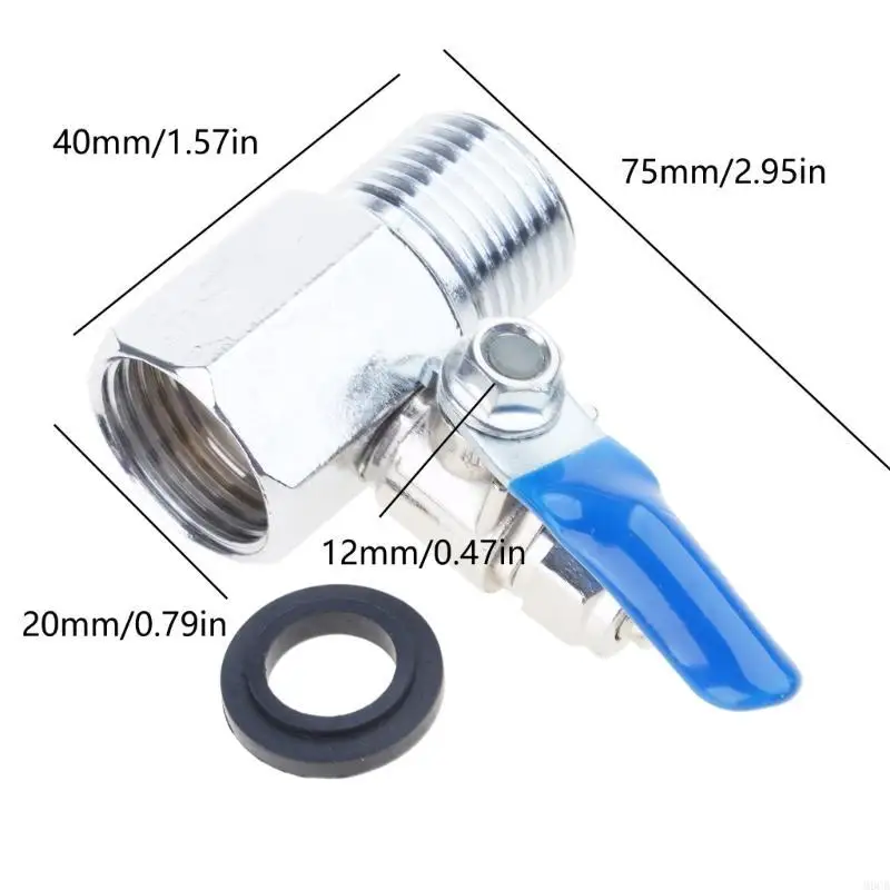 M6CB浄水器逆浸透ティーティーインレットボールバルブ用のティーインレットボールセット1/2 "BSPから1/4"浴槽