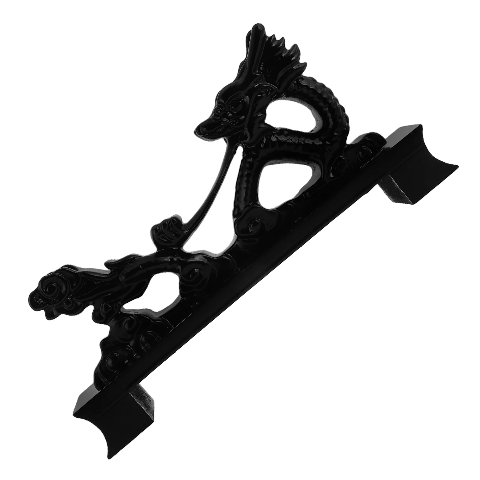 

Sword Stand Dragon Shaped Display Holder Chinese Rack Resin Desktop Base Bracket
