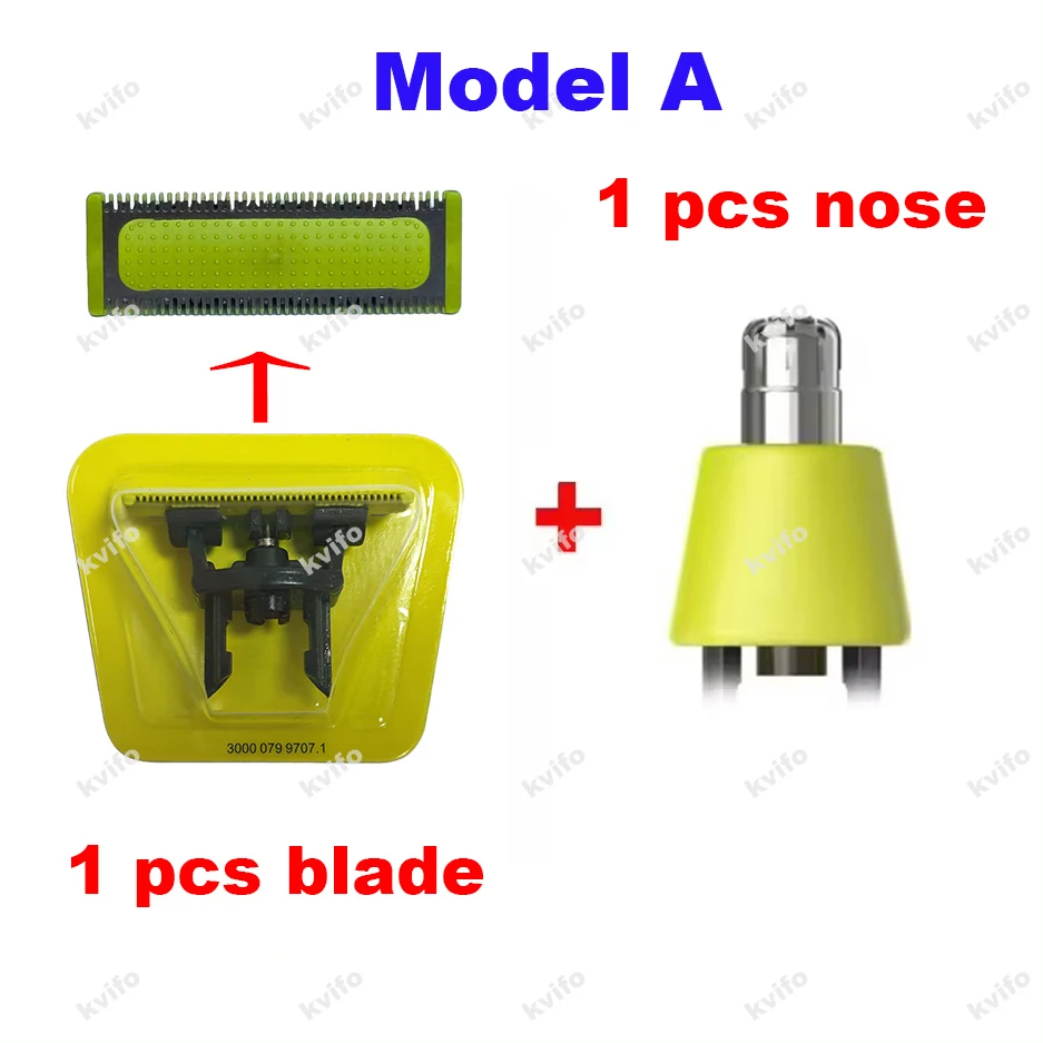 New Model A/B Electric Trimmer Shaver Replacement Kit for OneBlade&One blade Compatible with QP-2520/2530/2630/6510/6520/2523 image 6