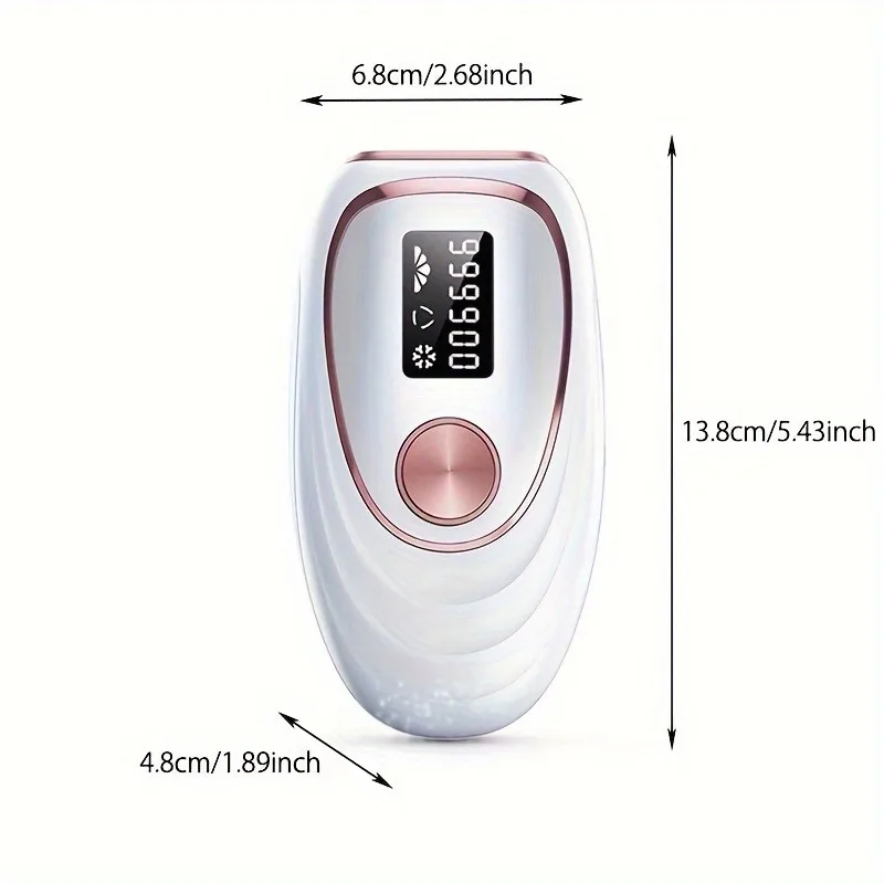 

LYSMOSKI Ice Point IPL hair removal device offers 5 levels of painless hair removalAn ideal Valentine's Day gift for family