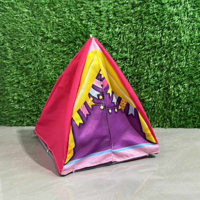 Casa de muñecas de simulación, tienda de campaña, modelo de muñeca, decoración de escena al aire libre, accesorios para casa de muñecas, juguetes para juego de imitación para niños, 1/12