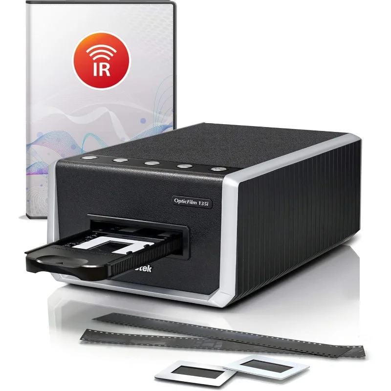 

135i - Automatic Film & Slide Scanner, Batch converts 35mm Slides & Film Negatives, Support 3rd Party Editing Software Export