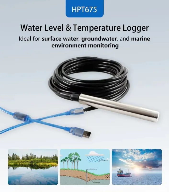 HPT675 Well Water Level Sensor with Data Logger