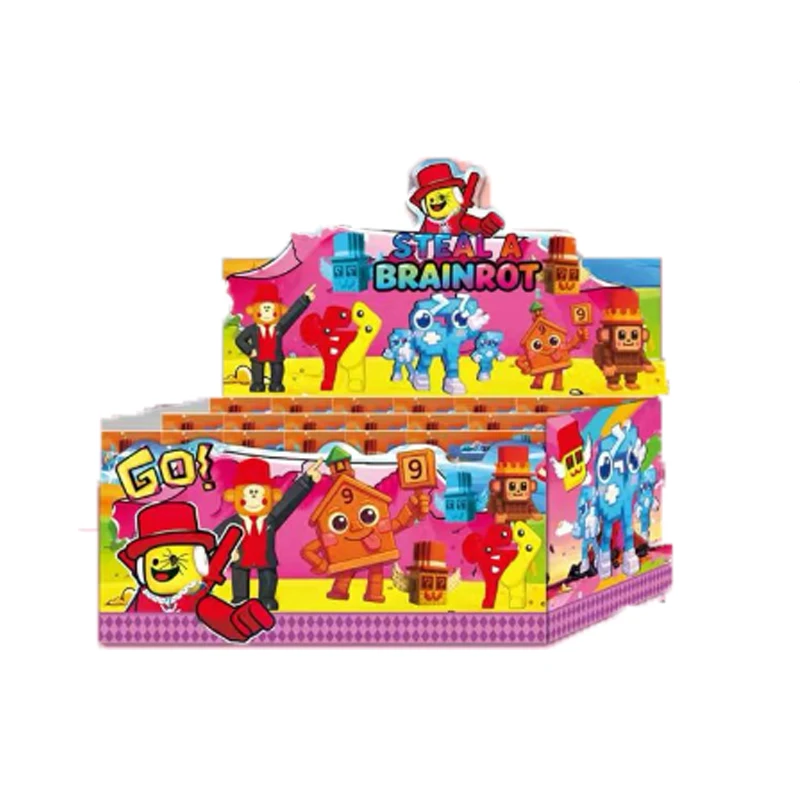 

Новинка 2026 года Hot Steal A Brainrot Esok ert Слепая сумка Горячая игровая периферия Симпатичный номер. 9. Игрушка-домик для геймера, подарок на день рождения, орнамент