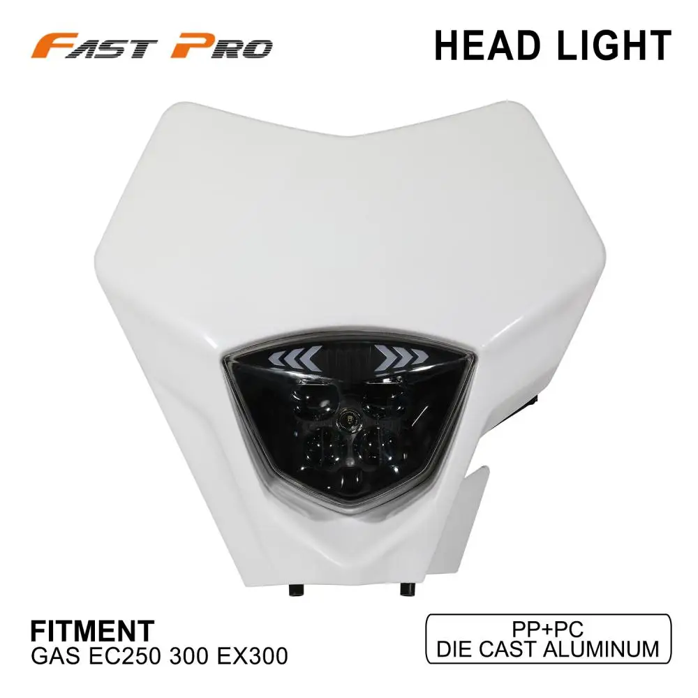 Headlight Head Light Headlamp Front Lamp Motorcycle Accessories For GAS GAS EC250 EC300 EX300 Off-Road Dirt Pit Bike Motocross