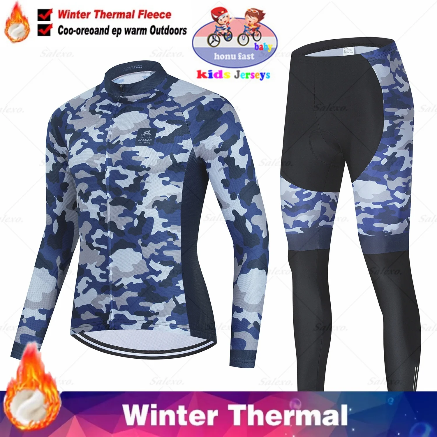 Hiver enfants cyclisme maillot - Winter Clothing Kids Sale avis et prix
