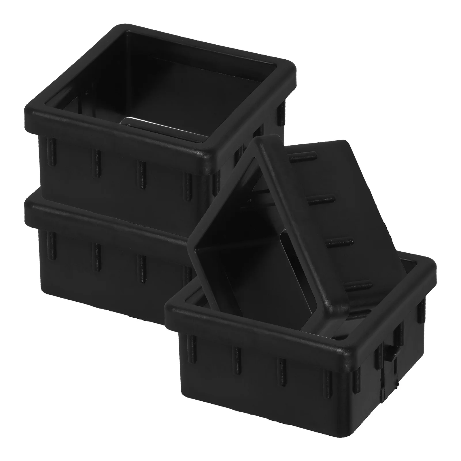 

4Pcs Hollow Square Tube Sleeve Fitness Equipment Accessories Secure Connection Durable PP Pa Material Easy Installation Home