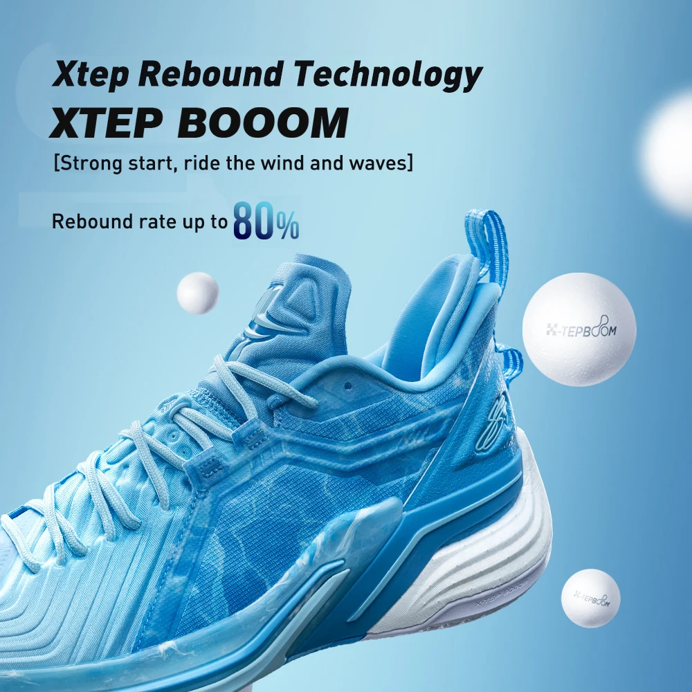 Xtep JLIN 3.0 Basketball Shoes Men 2023 Wear-Resistant Mid Top Sport Shoes Shock Absorption Non-Slip Men\'s Sneakers 978419120020