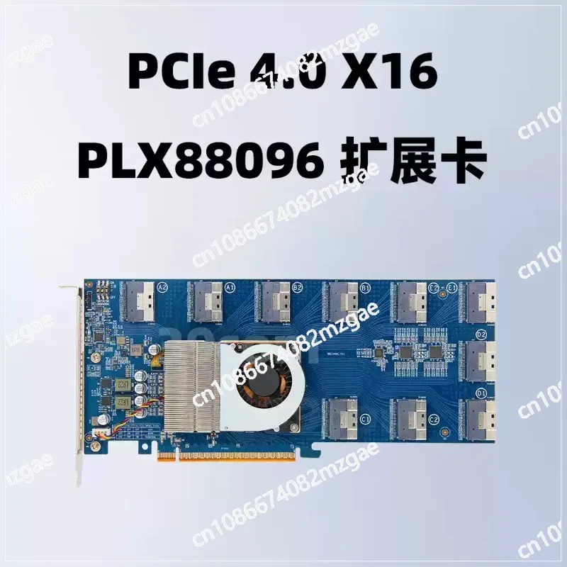 

Карта расширения PLX88096/PCIe 4.0/с возможностью свободного подключения/X16/SFF8654